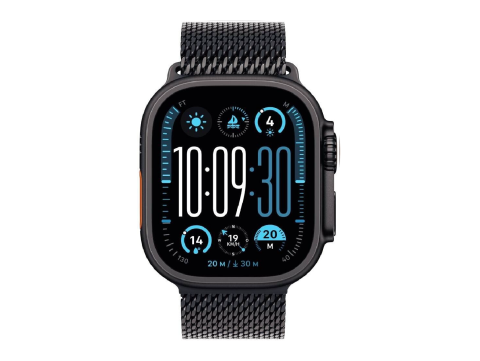 Apple Watch Ultra 2 (2024) Titan­gehäuse 49mm (GPS + Cellular) Milanaise Armband